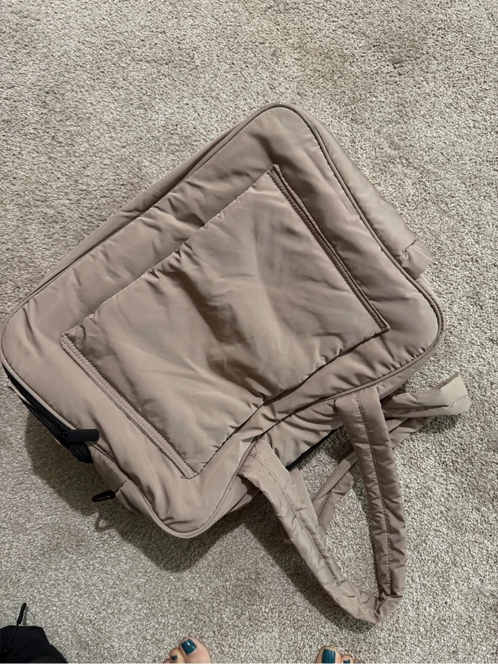 Travel Weekender Bag in Taupe